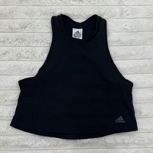 Adidas Women's Sleek Black Crop Top